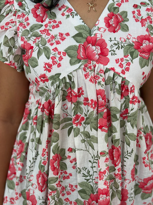 Christmas Peplum Top