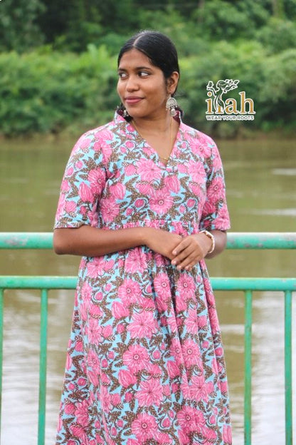 Floral Printed Cotton Co-ord Set