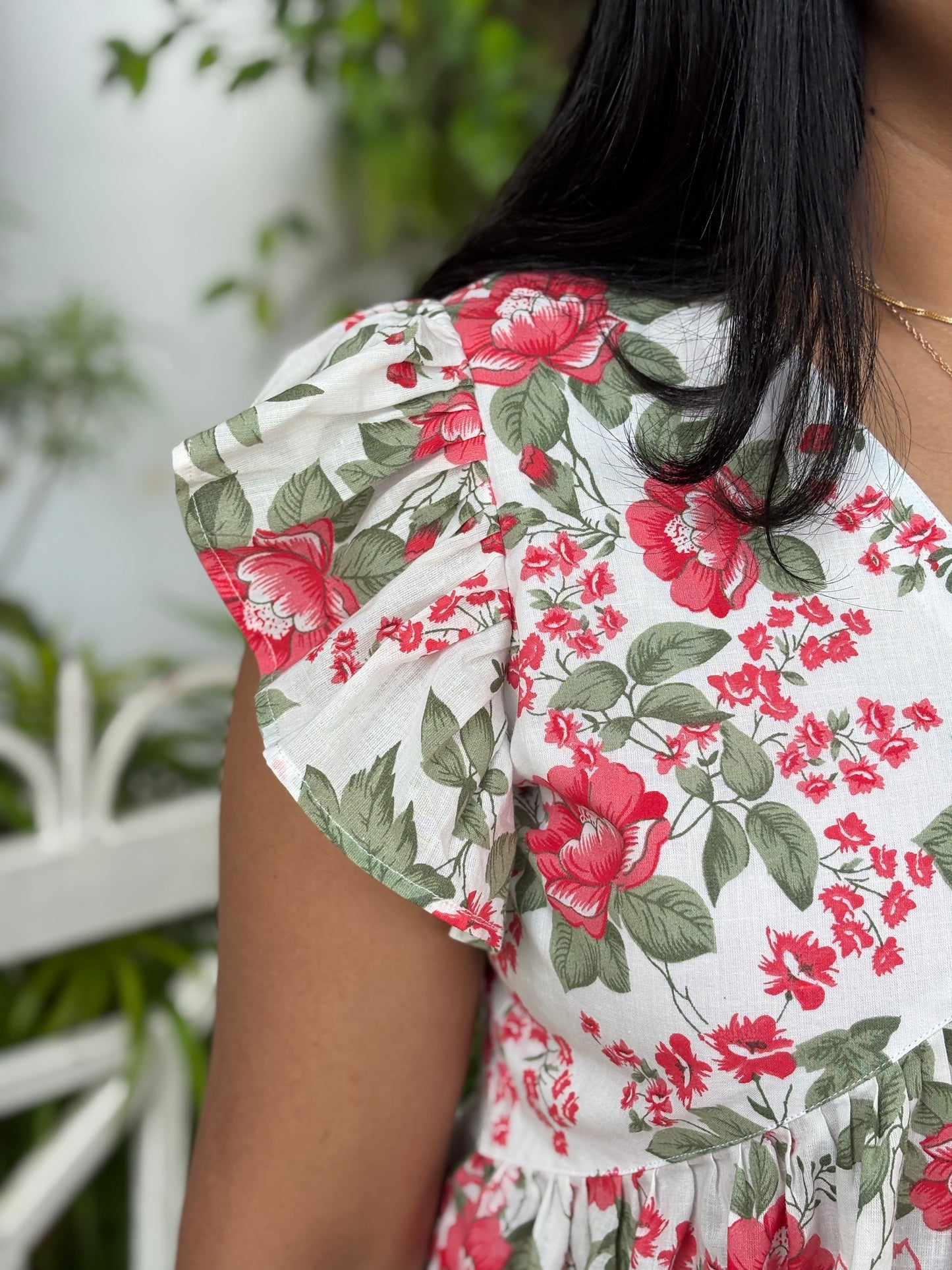 Christmas Peplum Top