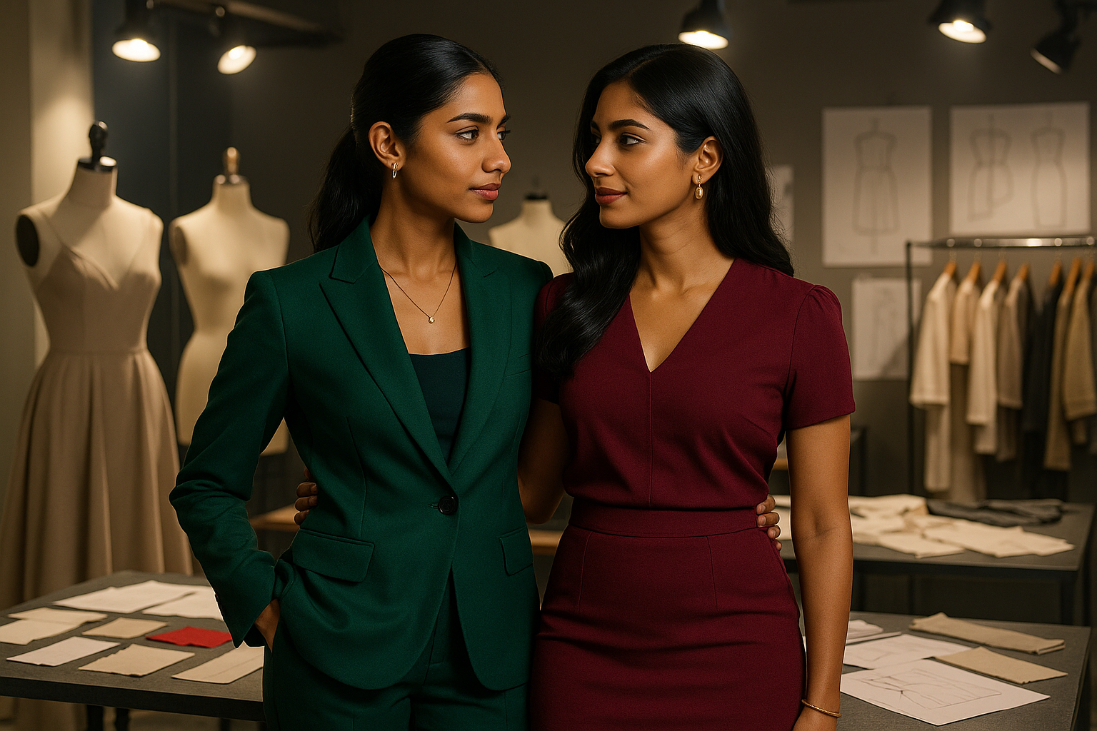 make them wear different colour dress